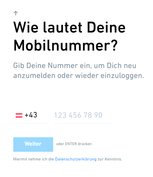 Registrierungsformular