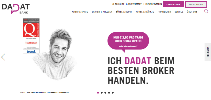 Dada Broker Homepage