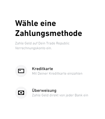 Einzahlung