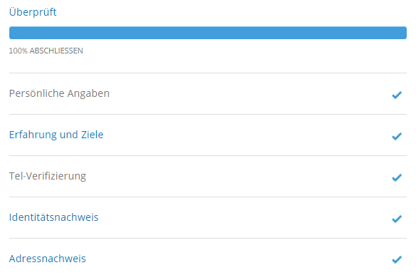 eToro Verifizierung